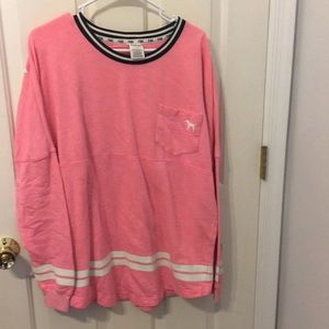 Pink long sleeve top